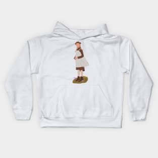 Anne Shirley Cuthbert Flowers Fan Art Kids Hoodie